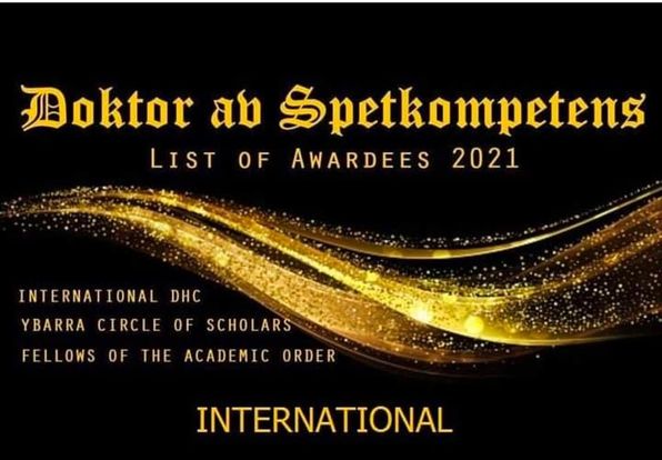 International Award-Doctorate