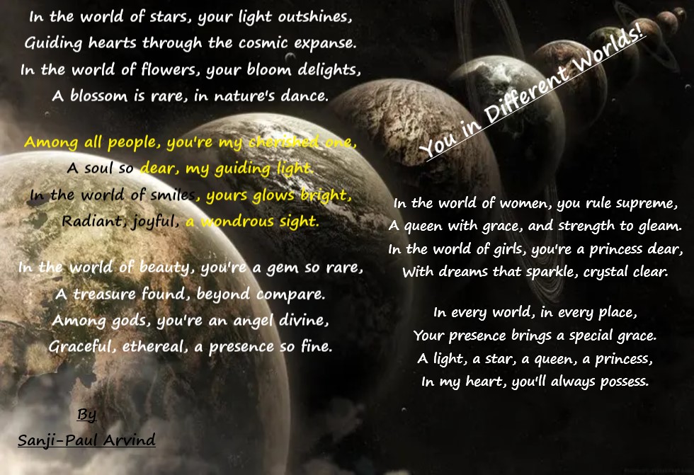 You In Different Worlds!