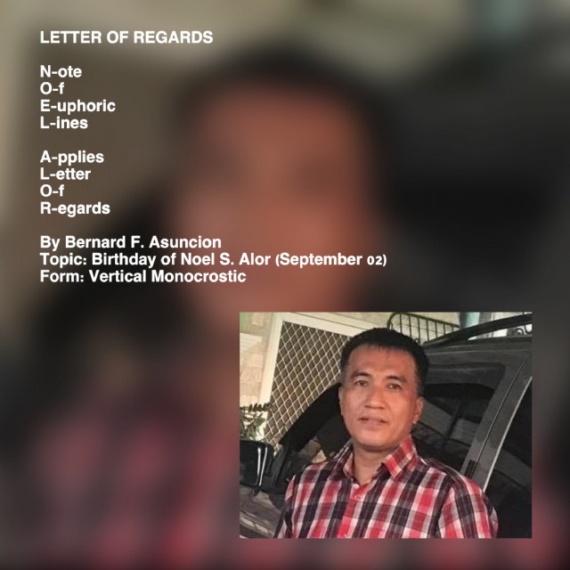 Letter Of Regards