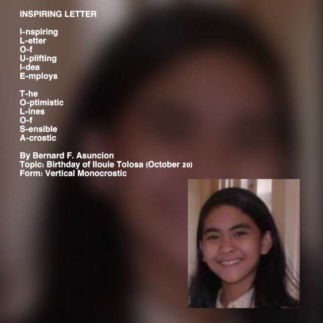 Inspiring Letter
