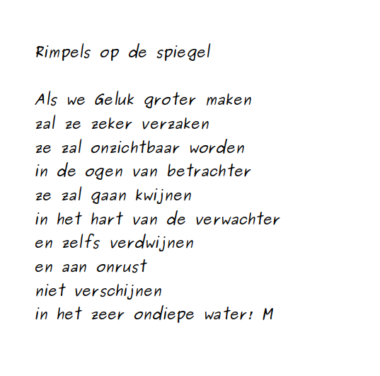 Rimpels Op De Spiegel