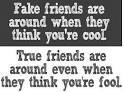 Fake Friends - Cinquain