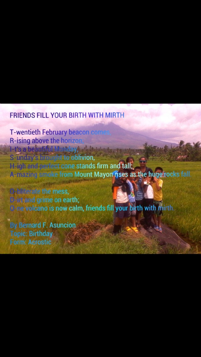 Friends Fill Your Birth With Mirth