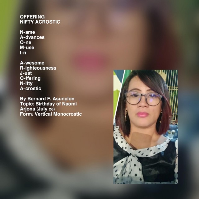 Offering Nifty Acrostic