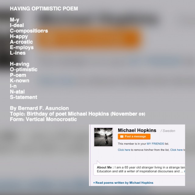 Having Optimistic Poem