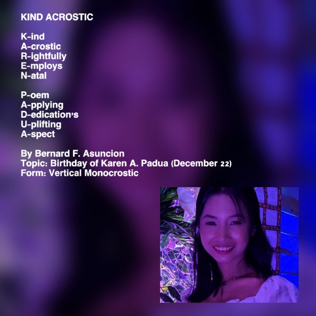 Kind Acrostic
