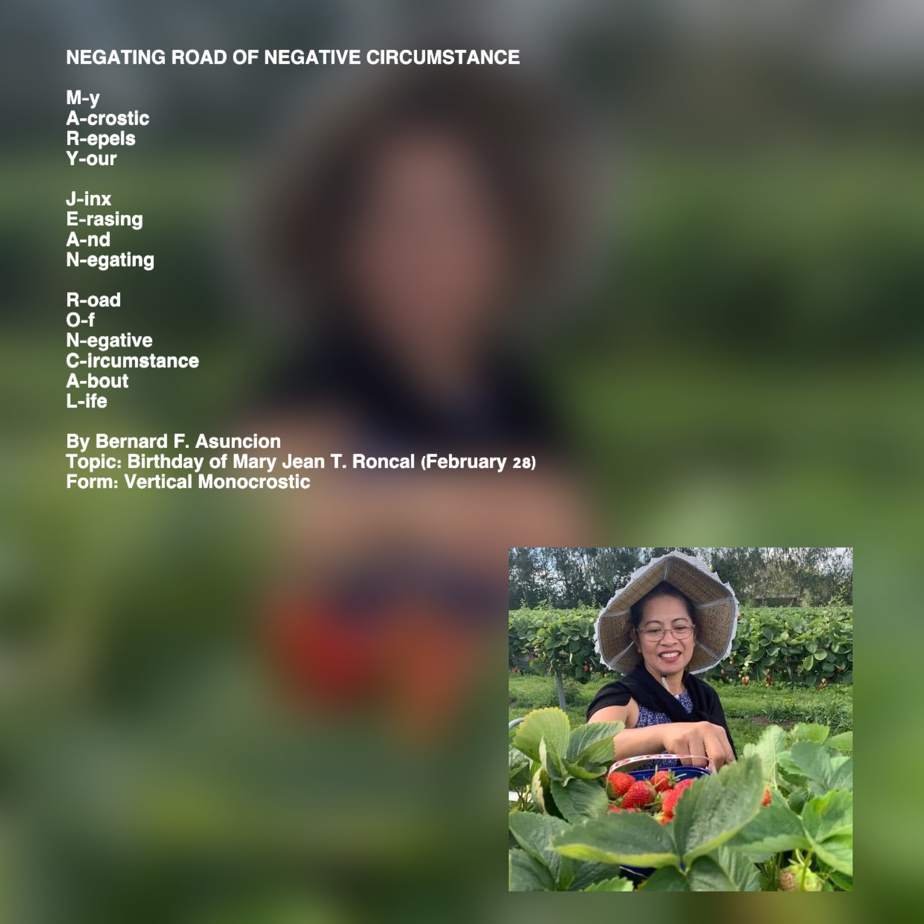 Negating Road Of Negative Circumstance
