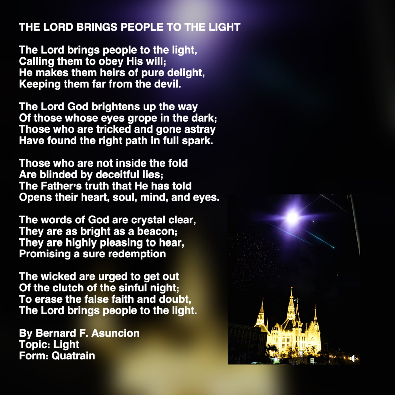 The Lord Brings People To The Light