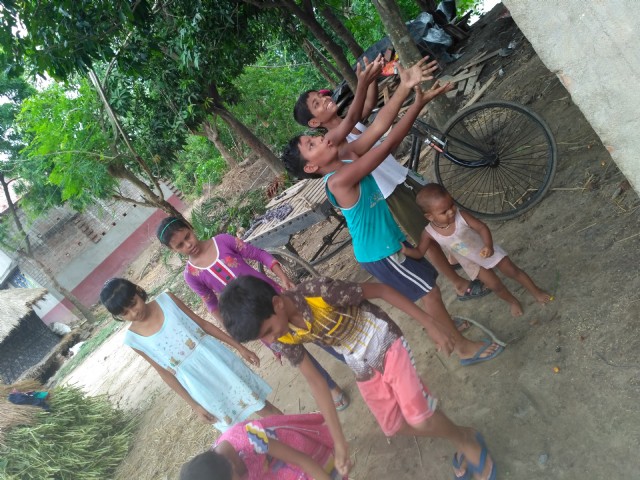 Pre-Monsoon Children In My Village