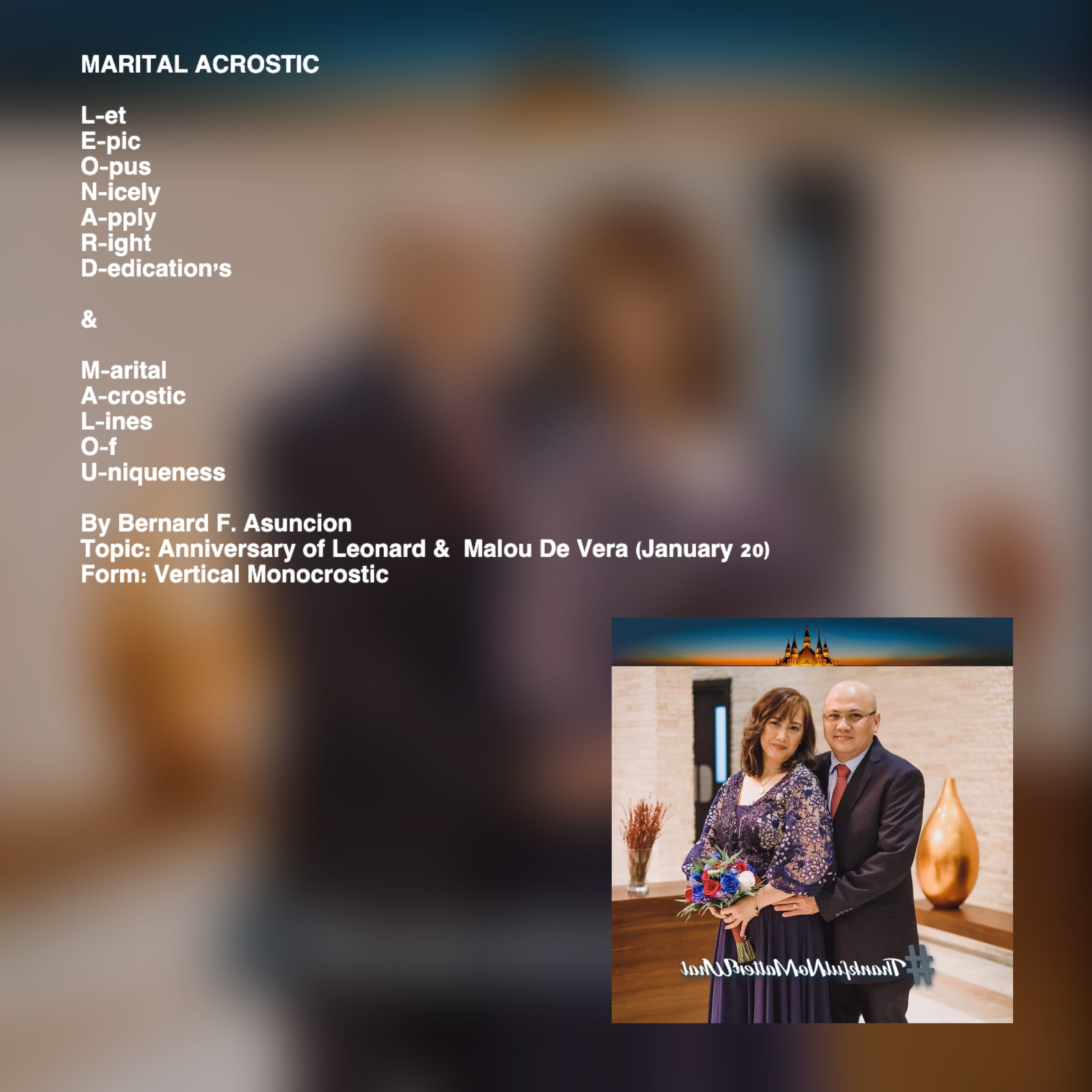 Marital Acrostic