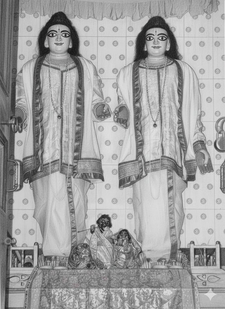 The Golden Embrace Of Goura-Gadādhara