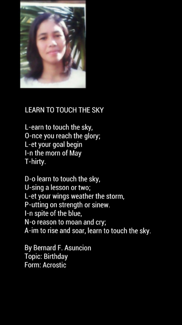 Learn To Touch The Sky