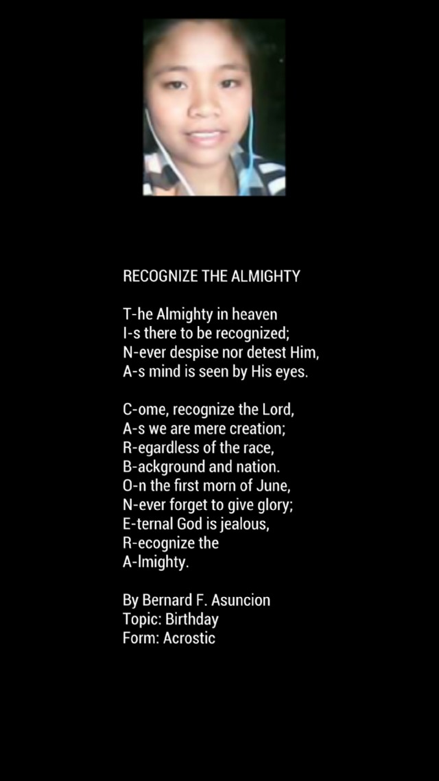 Recognize The Almighty