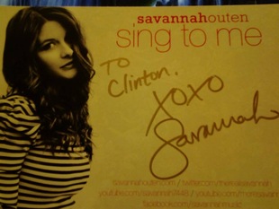 Autograph Muse Acrostic Name Savannah