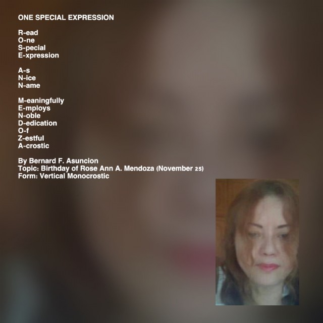 One Special Expression
