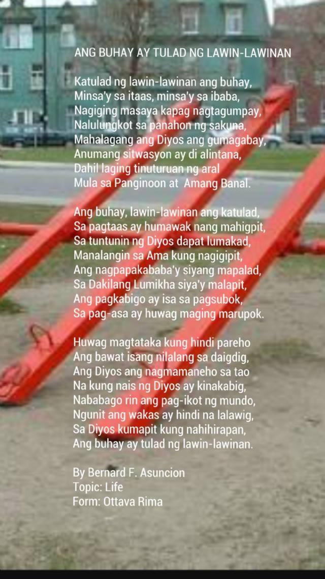Ang Buhay Ay Tulad Ng Lawin-Lawinan