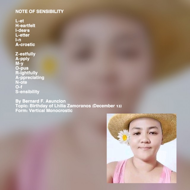 Note Of Sensibility