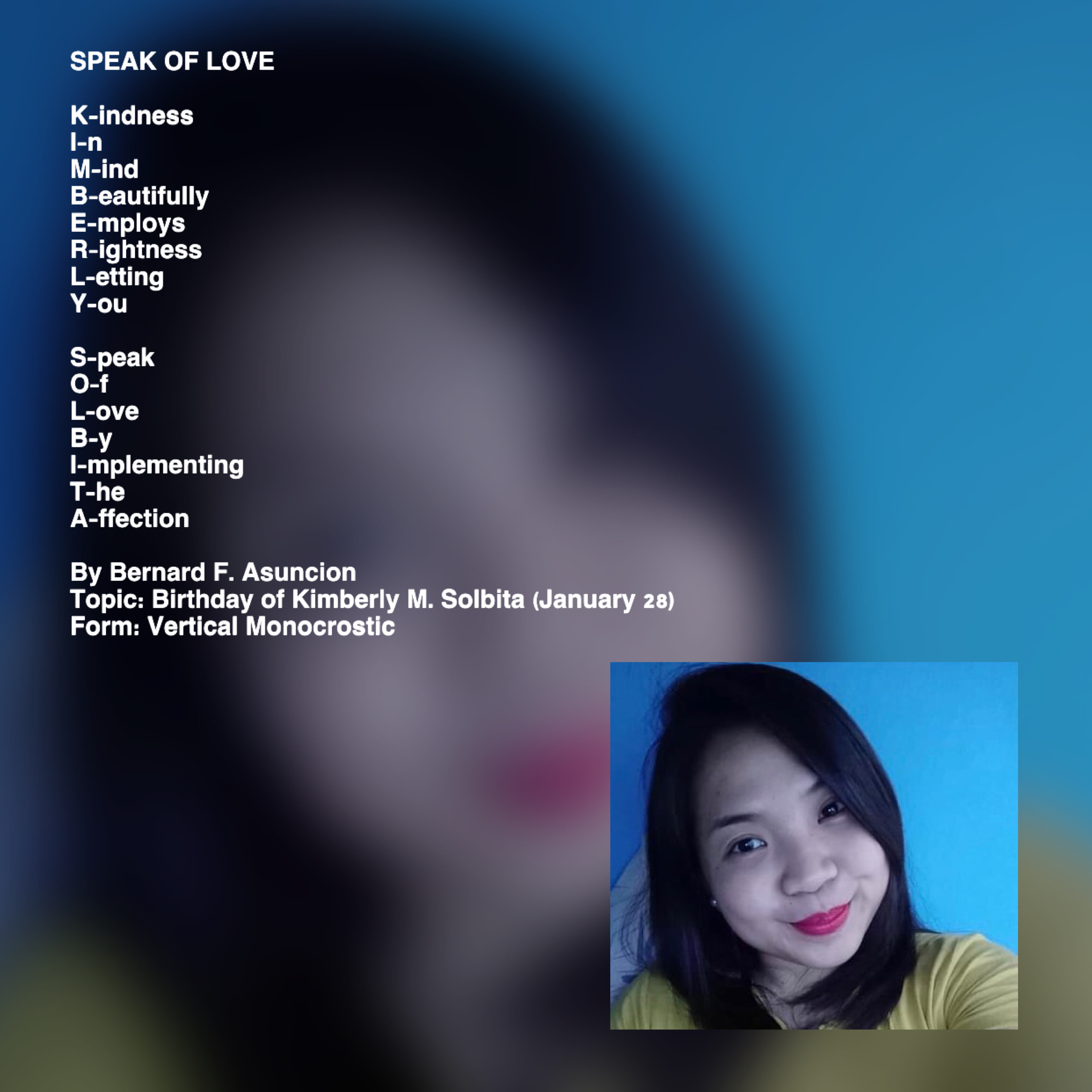 Speak Of Love