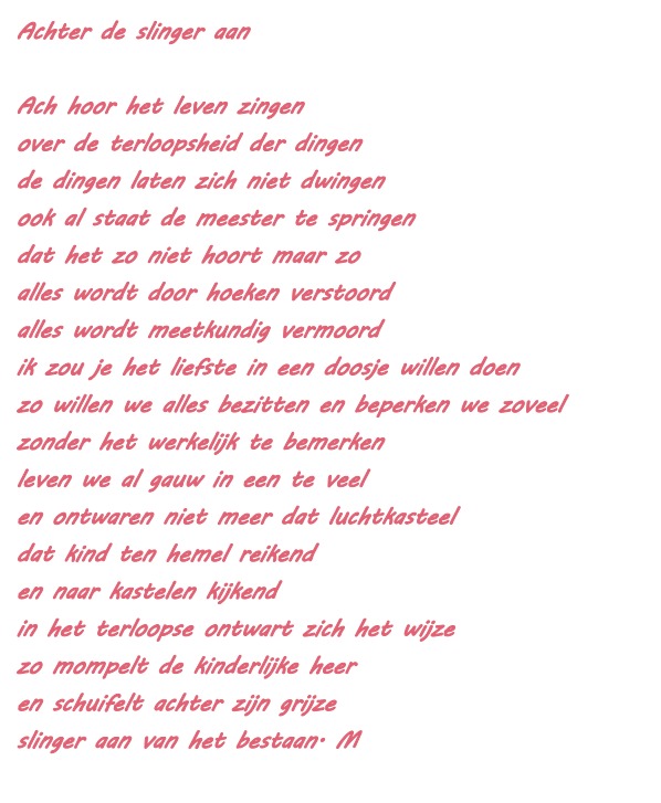 Achter De Slinger Aan