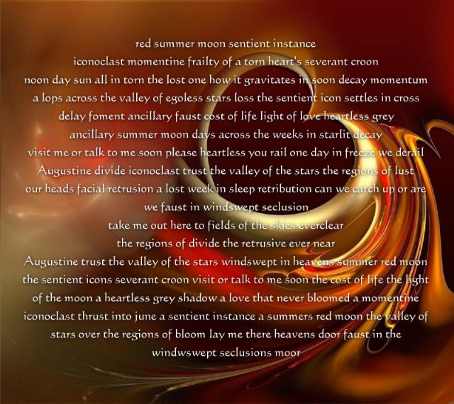 Red Moon The Sentient Icon