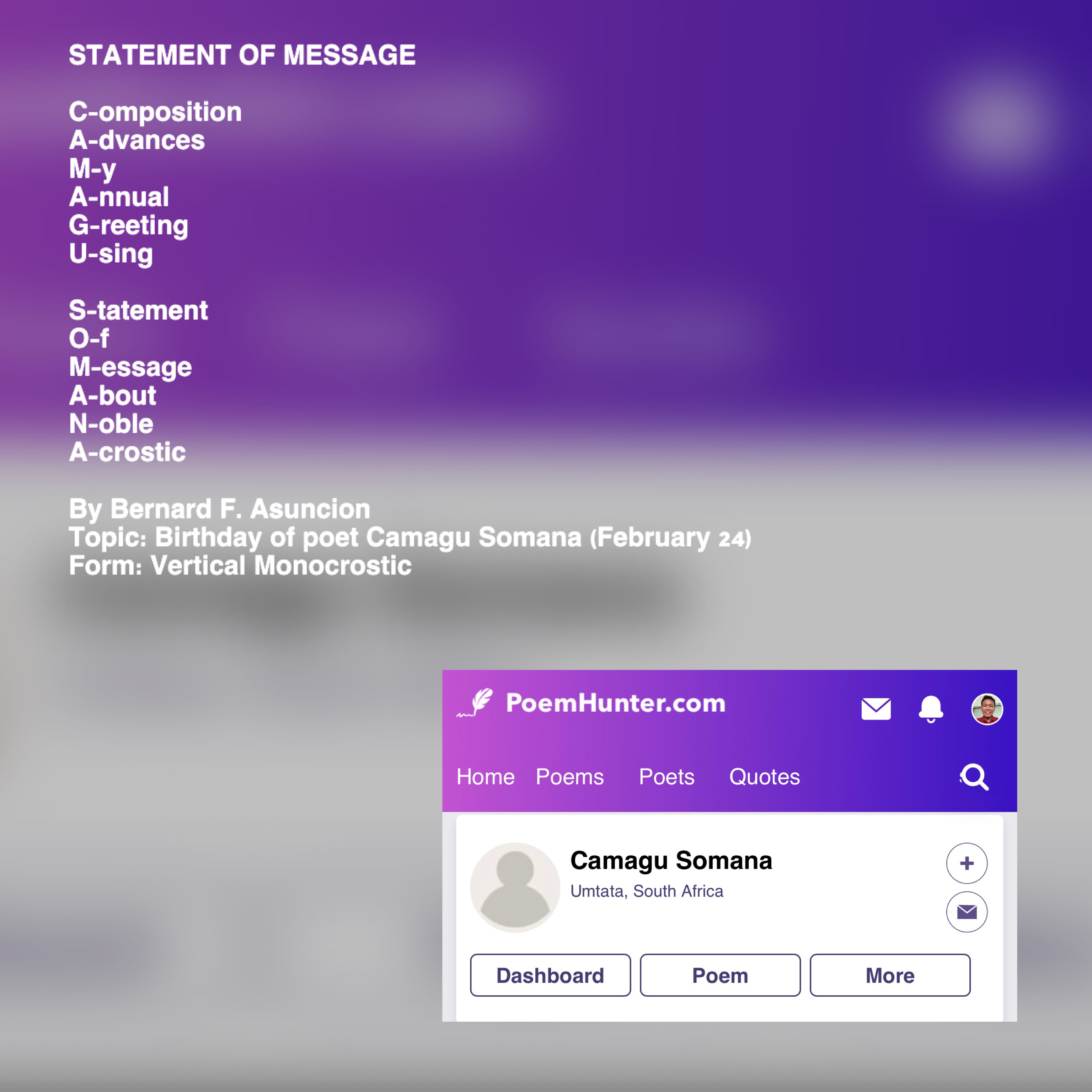 Statement Of Message