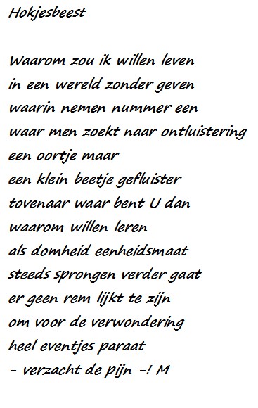 Hokjesbeest..
