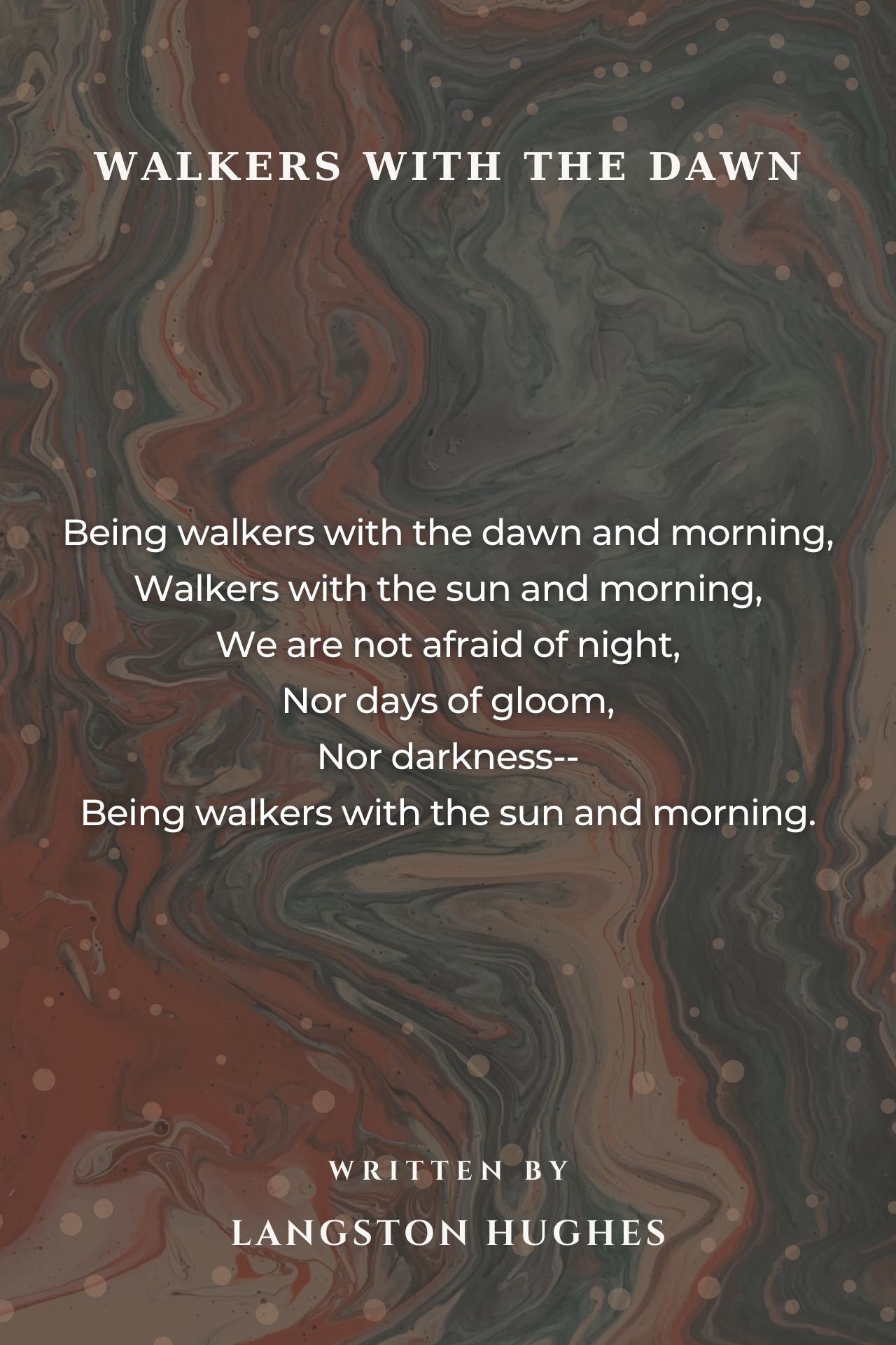 Walkers With The Dawn
