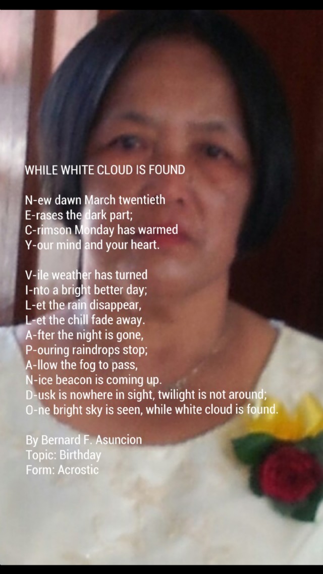 While White Cloud Is Found