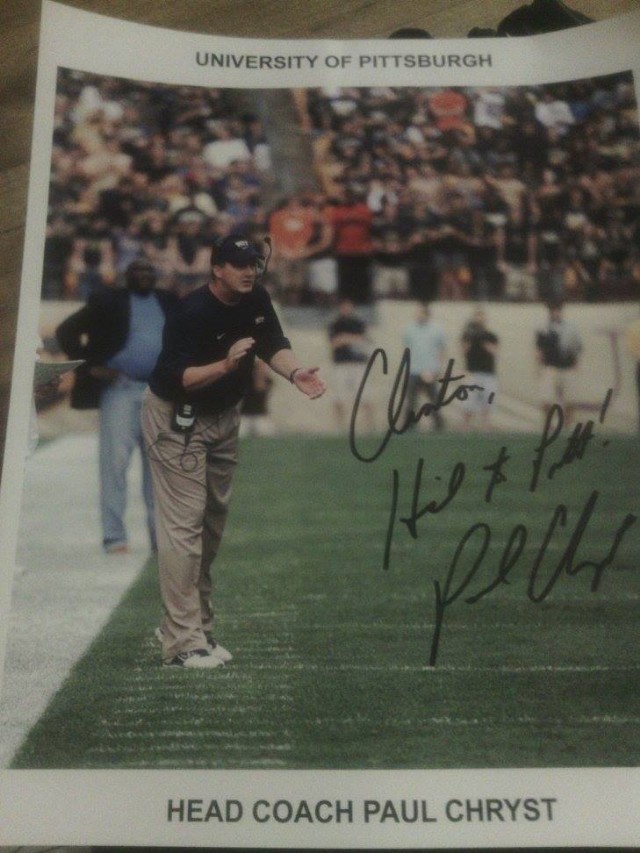 Autograph Muse Acrostic Name Paul Chryst 2