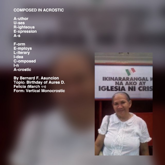 Composed In Acrostic