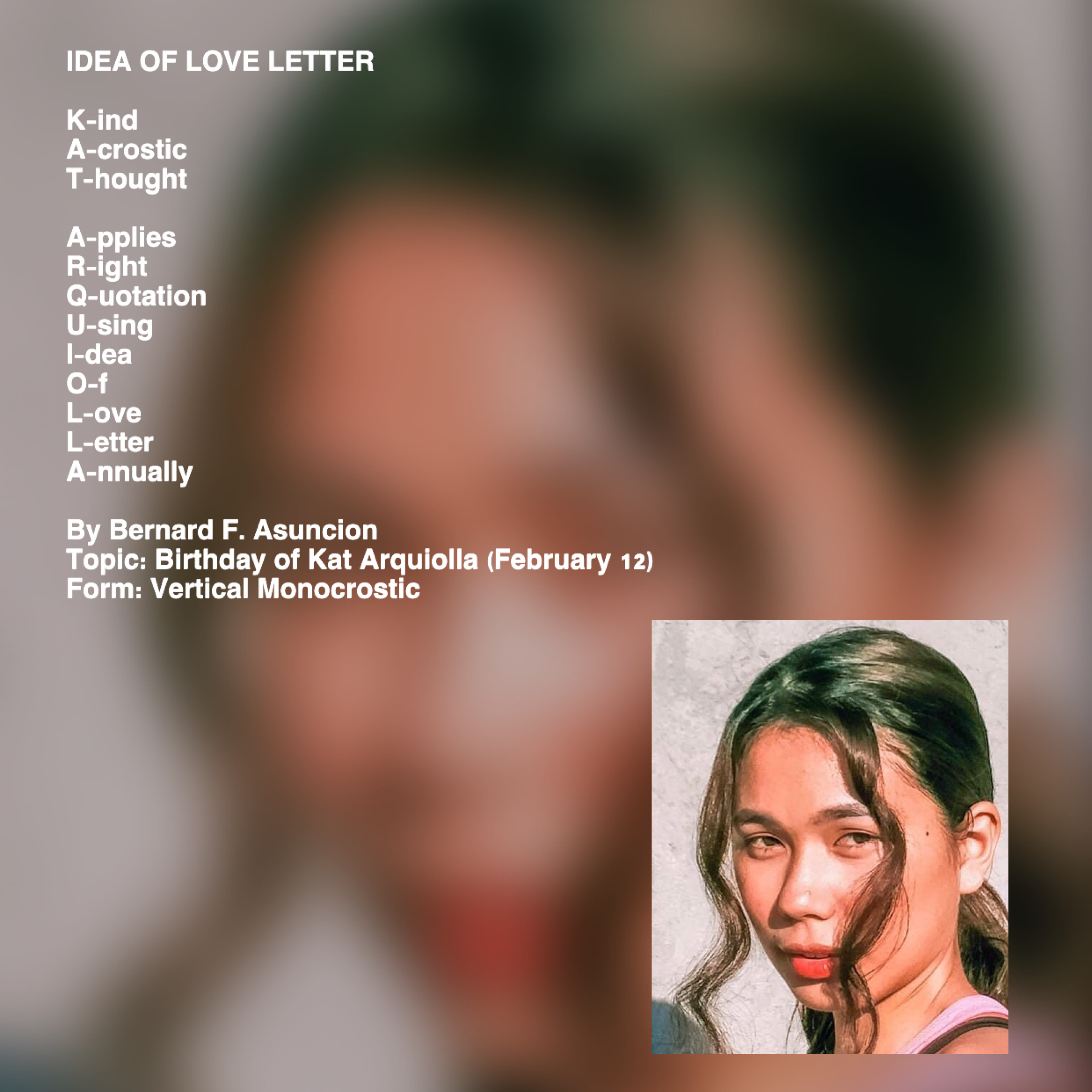 Idea Of Love Letter