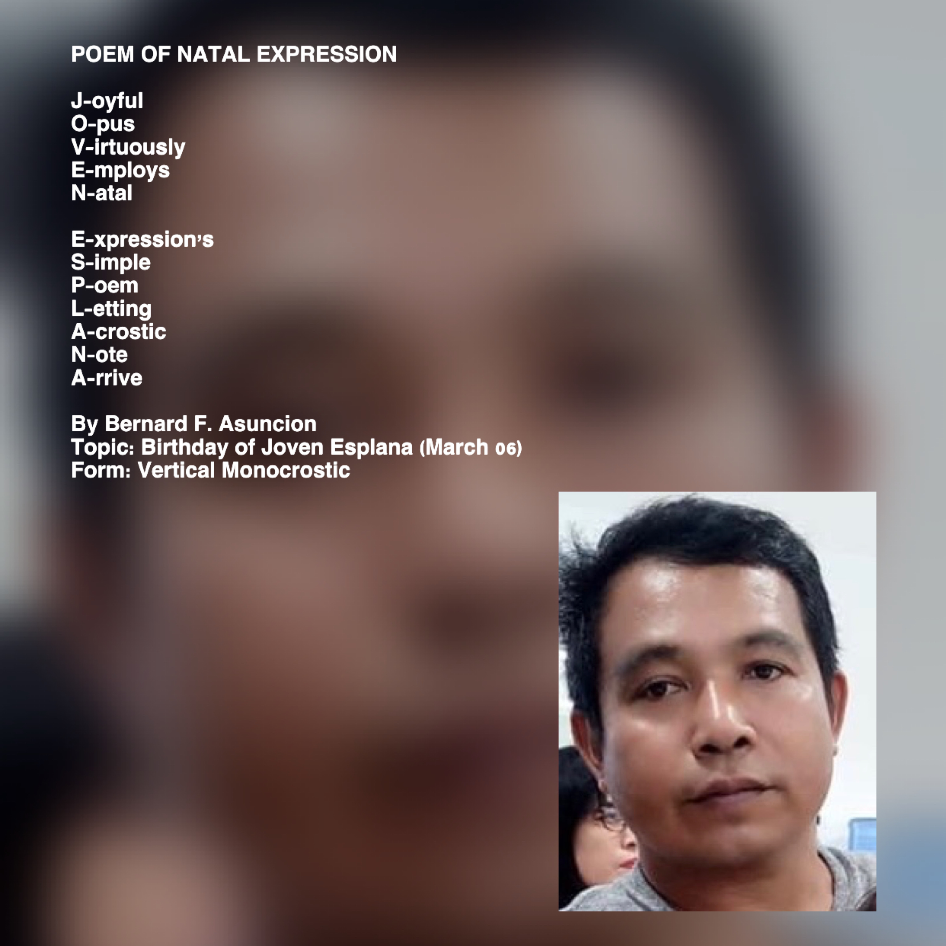 Poem Of Natal Expression