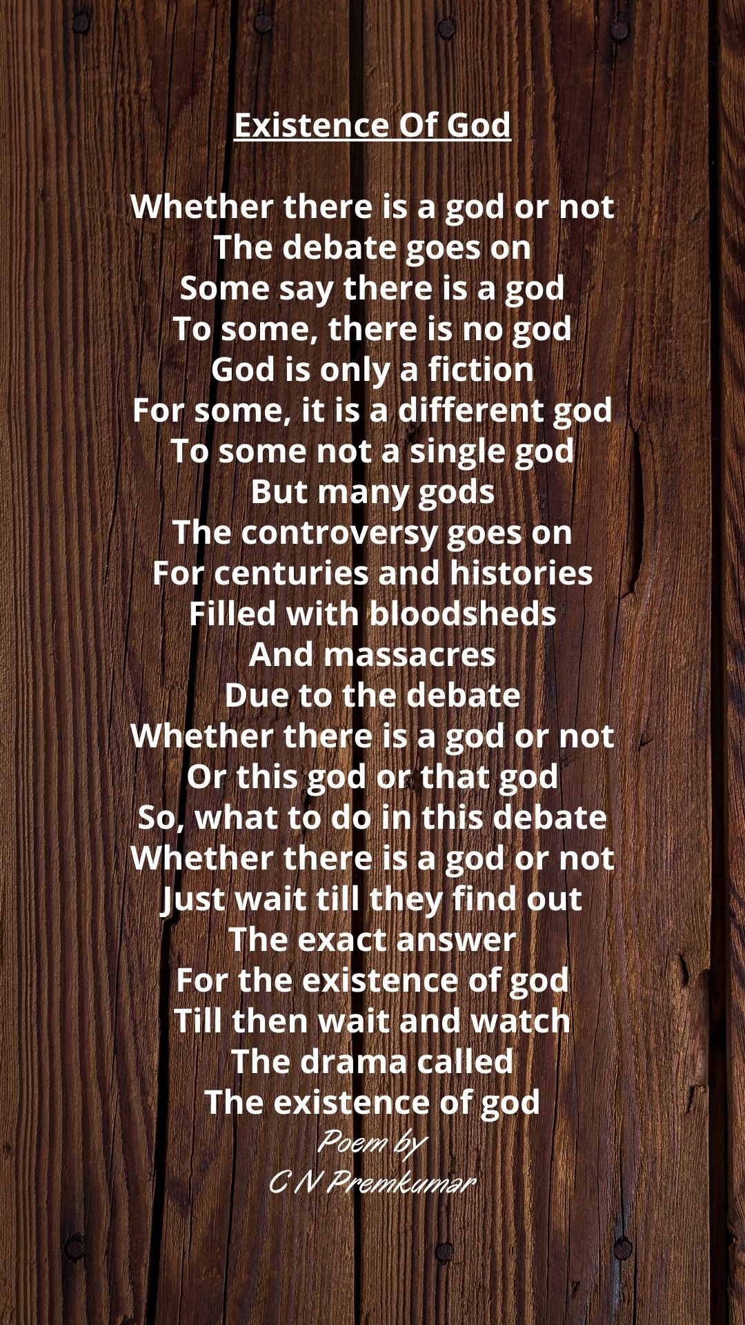 Existence Of God