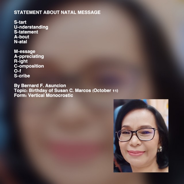 Statement About Natal Message