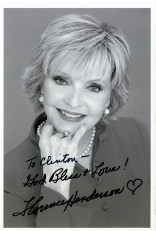 Autograph Muse Acrostic Name Florence Henderson