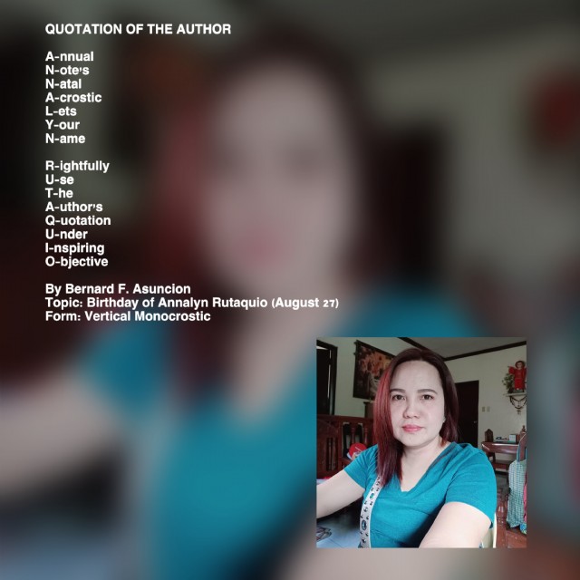 Quotation Of The Author
