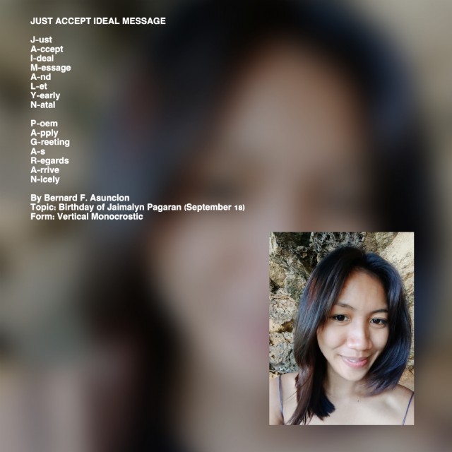 Just Accept Ideal Message