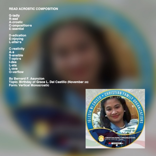 Read Acrostic Composition