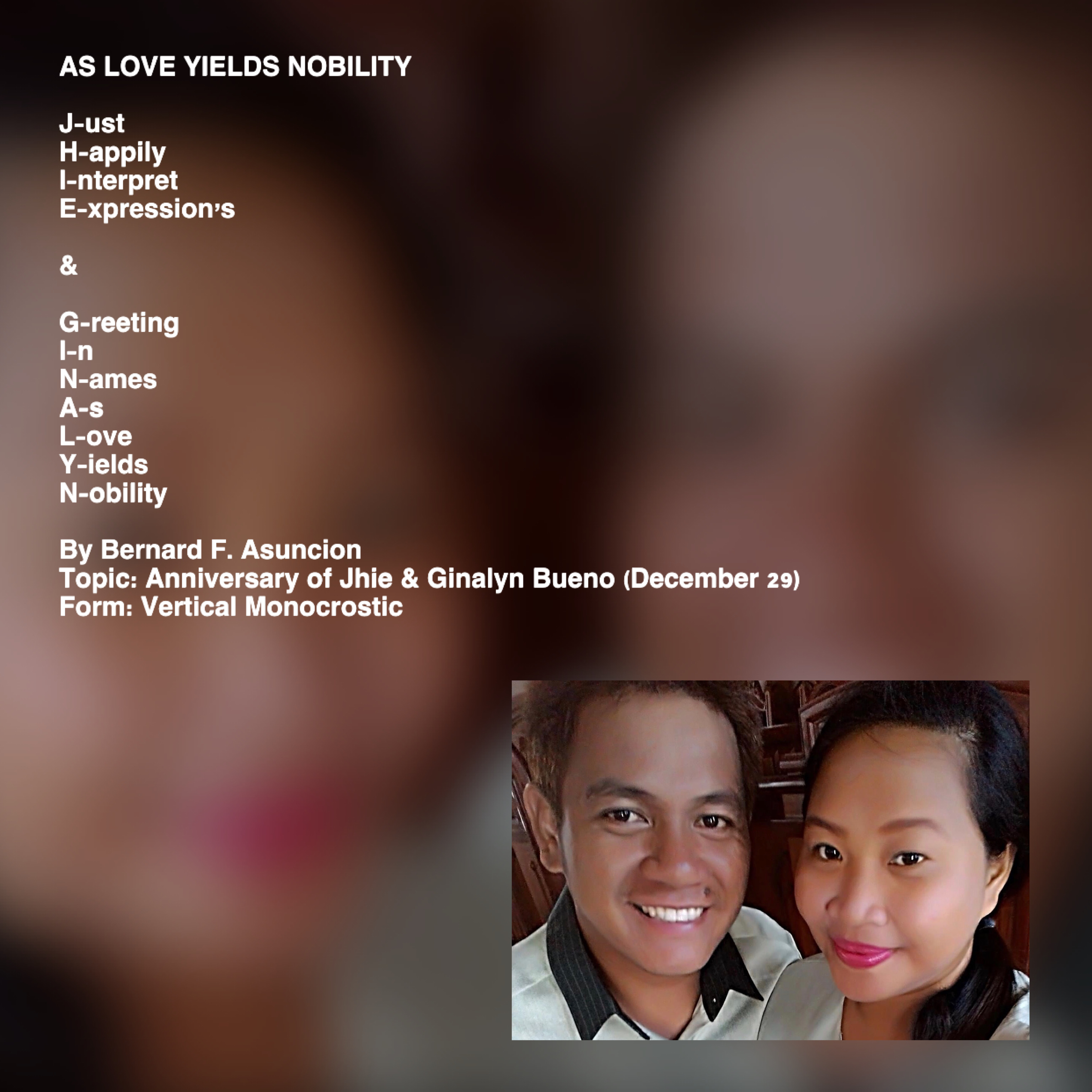 As Love Yields Nobility