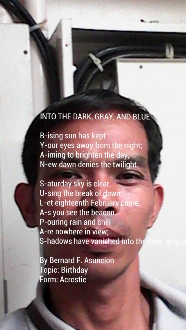 Into The Dark, Gray, And Blue