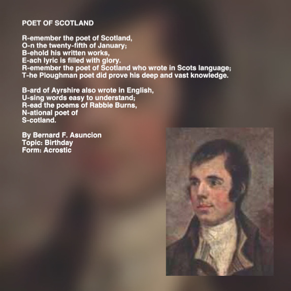 Poet Of Scotland
