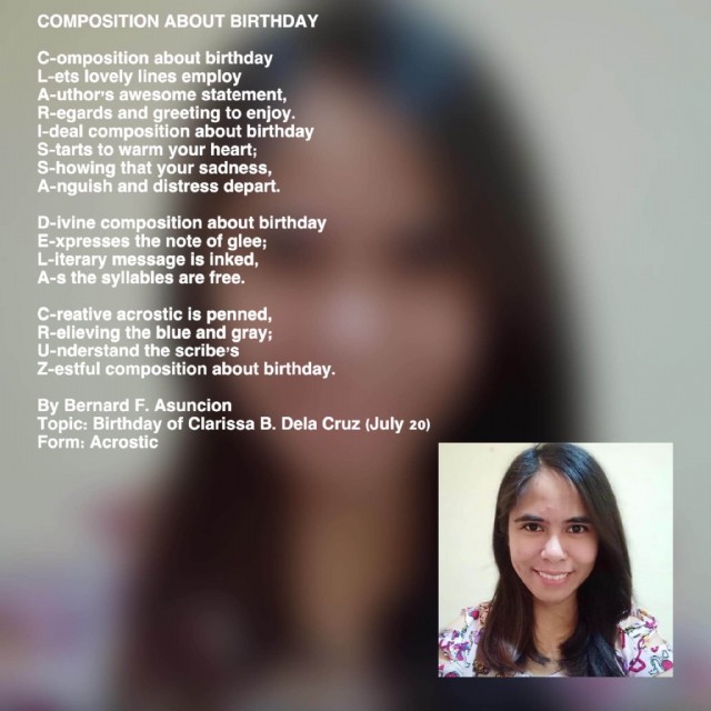 Composition About Birthday