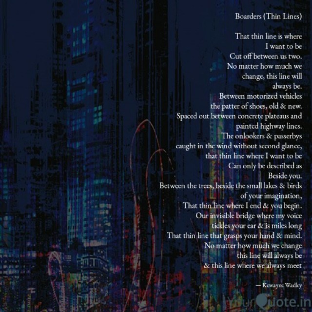 Boarders (Thin Lines)