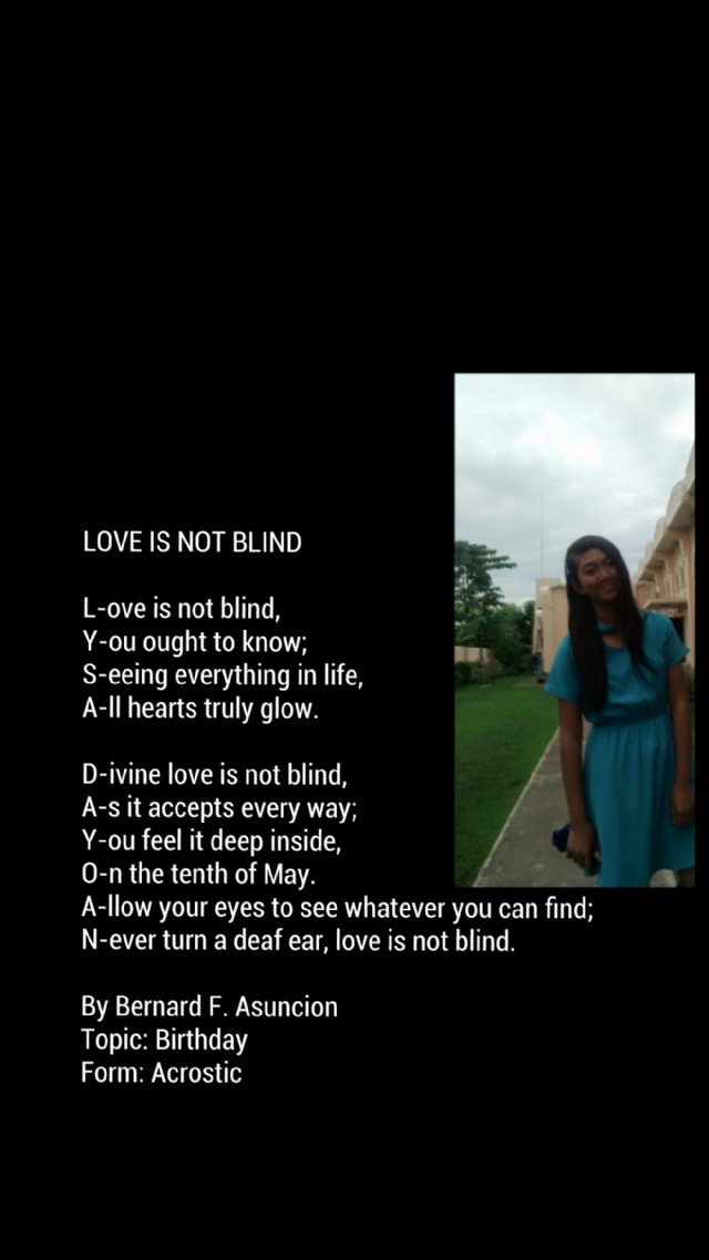 Love Is Not Blind