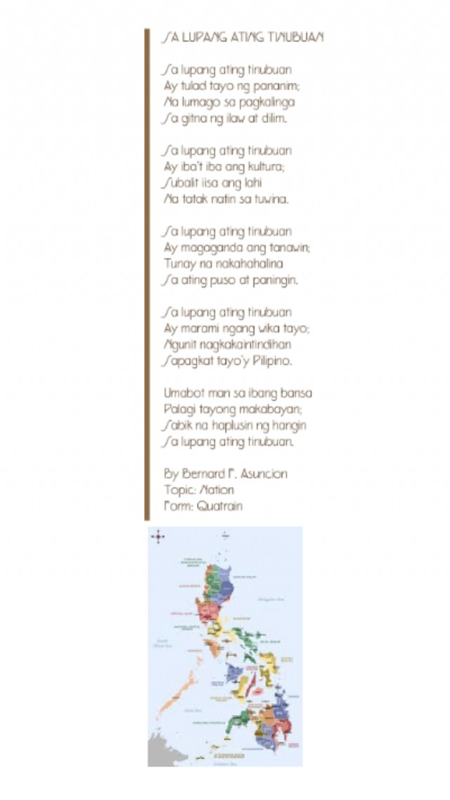 Sa Lupang Ating Tinubuan