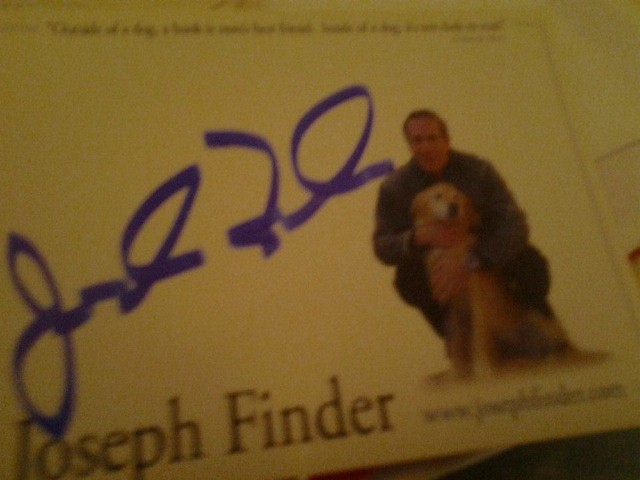 Autograph Muse Acrostic Name Joseph Finder