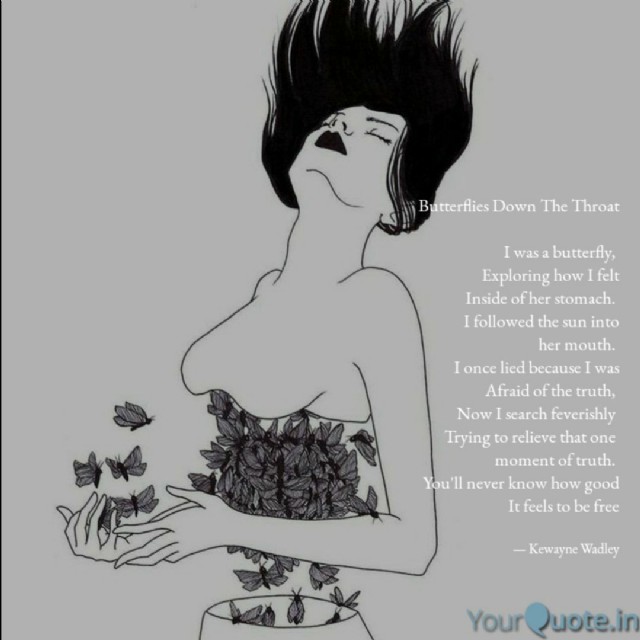 Butterflies Down The Throat