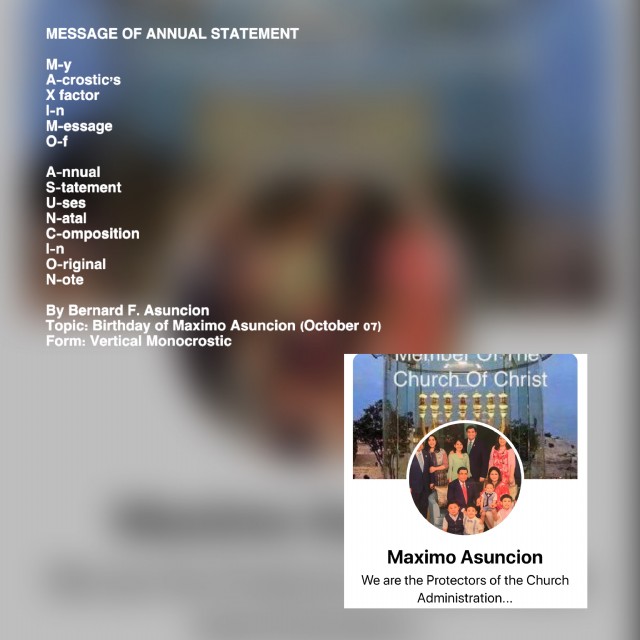 Message Of Annual Statement