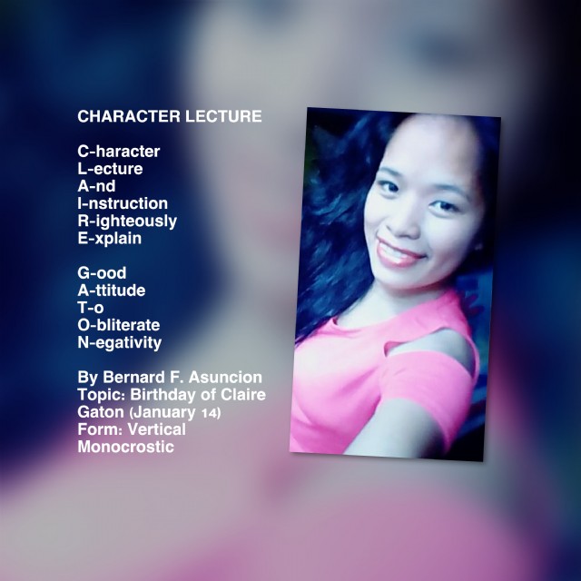 Character Lecture