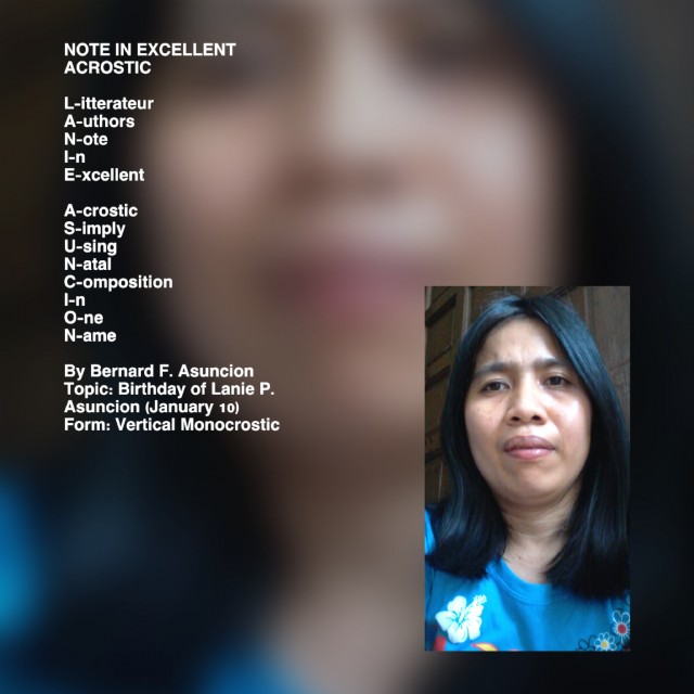 Note In Excellent Acrostic